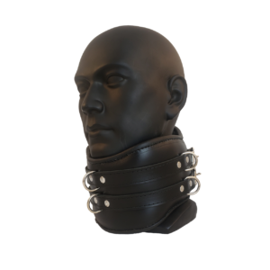 Padded Posture Collar HouseofBasciano profile Black Black silver