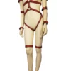 Full harness red uni belts HouseofBasciano front