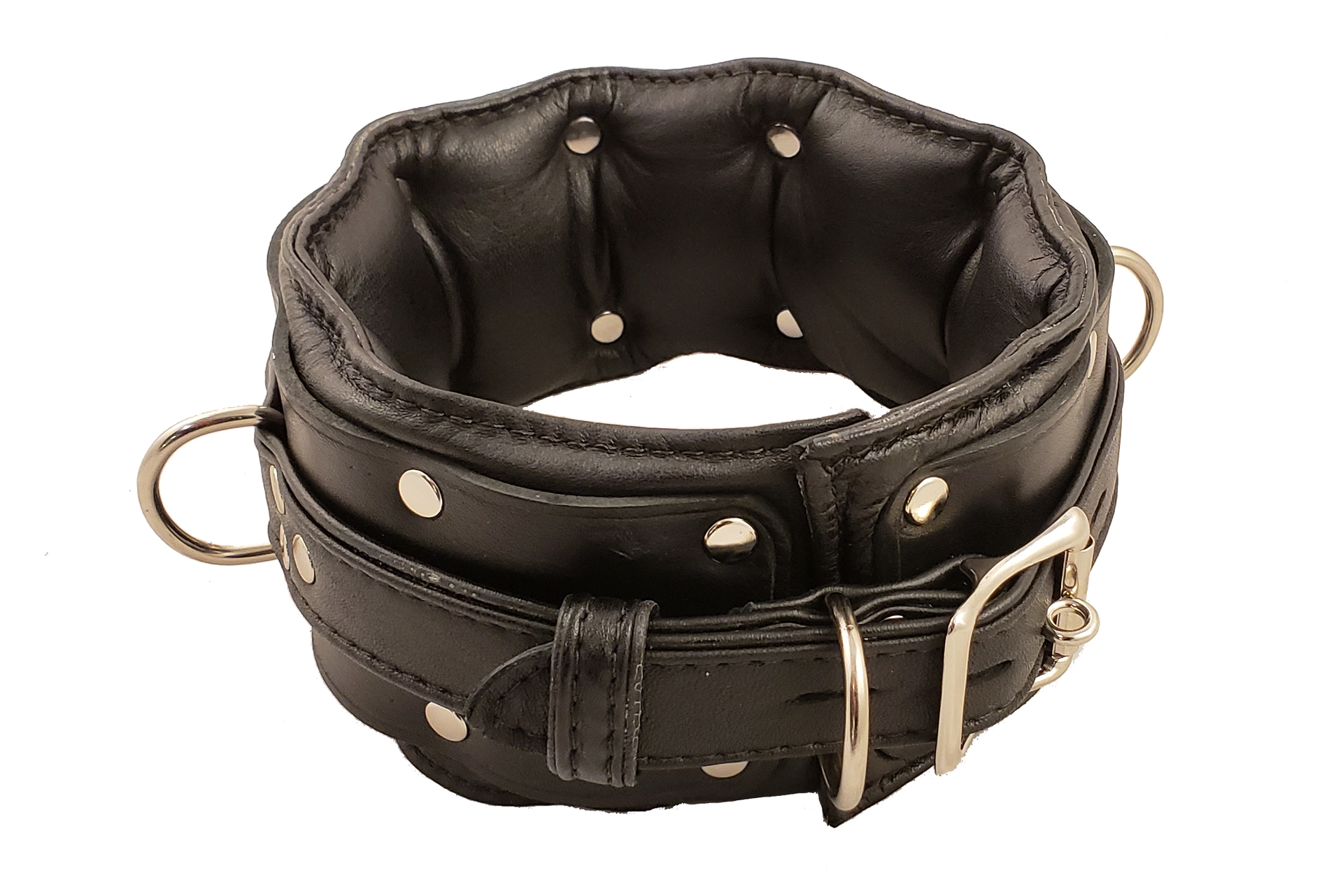 padded leather collar
