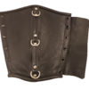 Leather Lacing Forearm Gauntlets