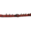spiked leather collar houseofbasciano flat red black black