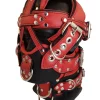m5 muzzle houseofbasciano red black silver frontal