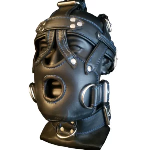 frontal houseofBasciano M3O muzzle black black silver profile