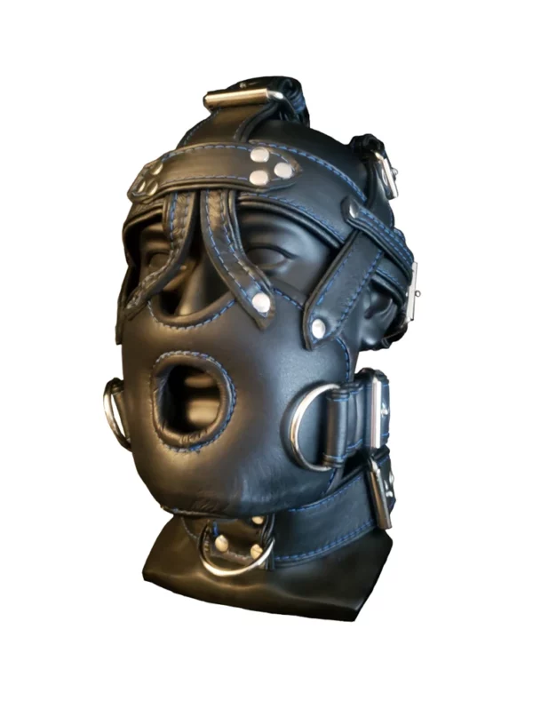 frontal houseofBasciano M3O muzzle black black silver profile